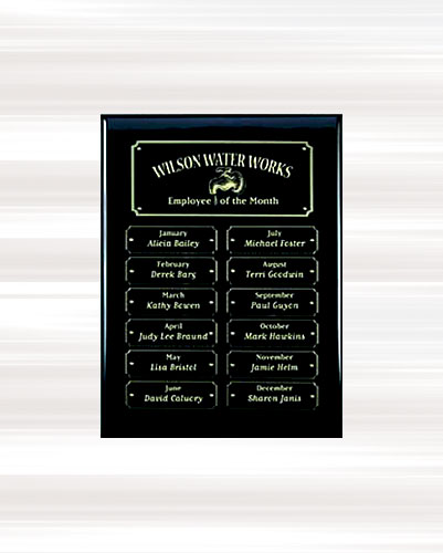 Piano Finish Perpetual Plaques